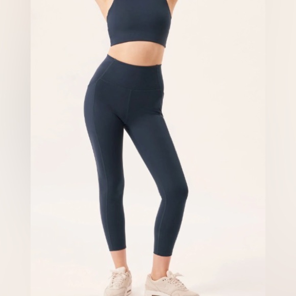 Girlfriend Collective Compressive Legging in Midnight (also have matching top)
